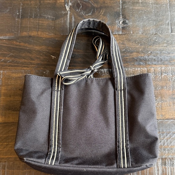 Ralph Lauren Mini Black Tote with White Accents - Picture 3 of 7